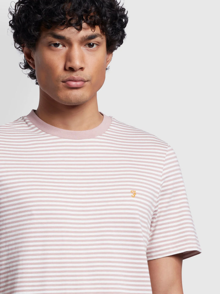 FARAH DAYTONA SS TEE - DARK PINK