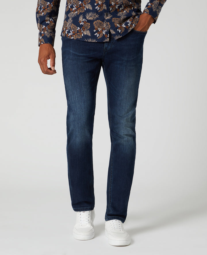 REMUS SLIM STRETCH APPOLLO JEAN - DARK BLUE