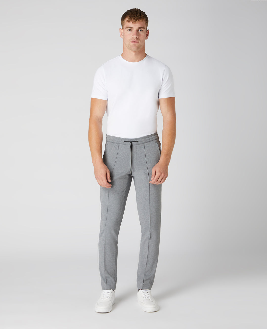 REMUS SLIM FIT SACHI TROUSER - GREY