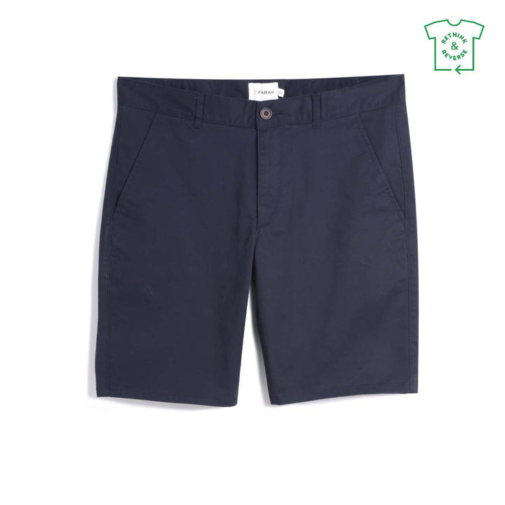 FARAH HAWK CHINO SHORT - NAVY