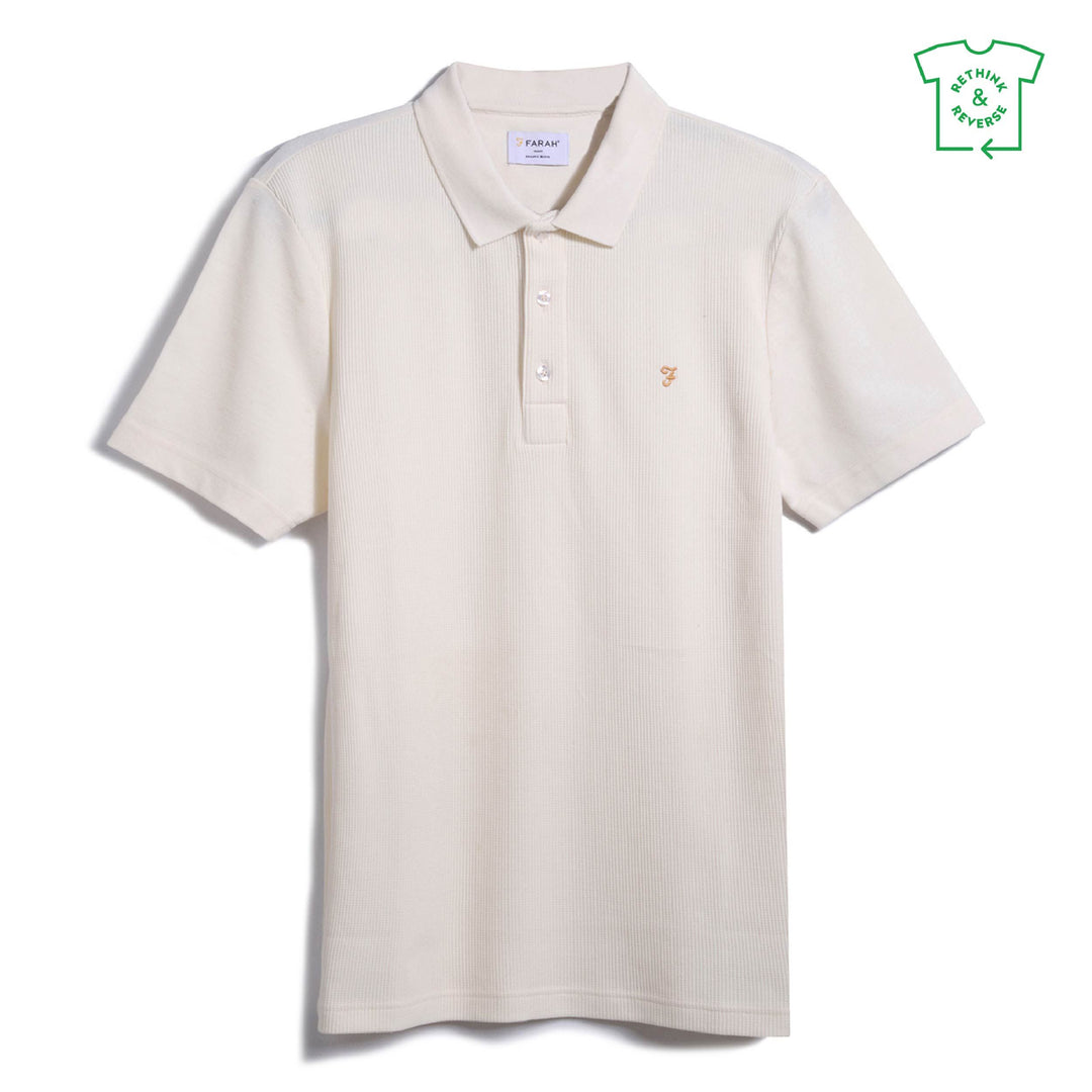 FARAH FORSTER SS POLO - ECRU