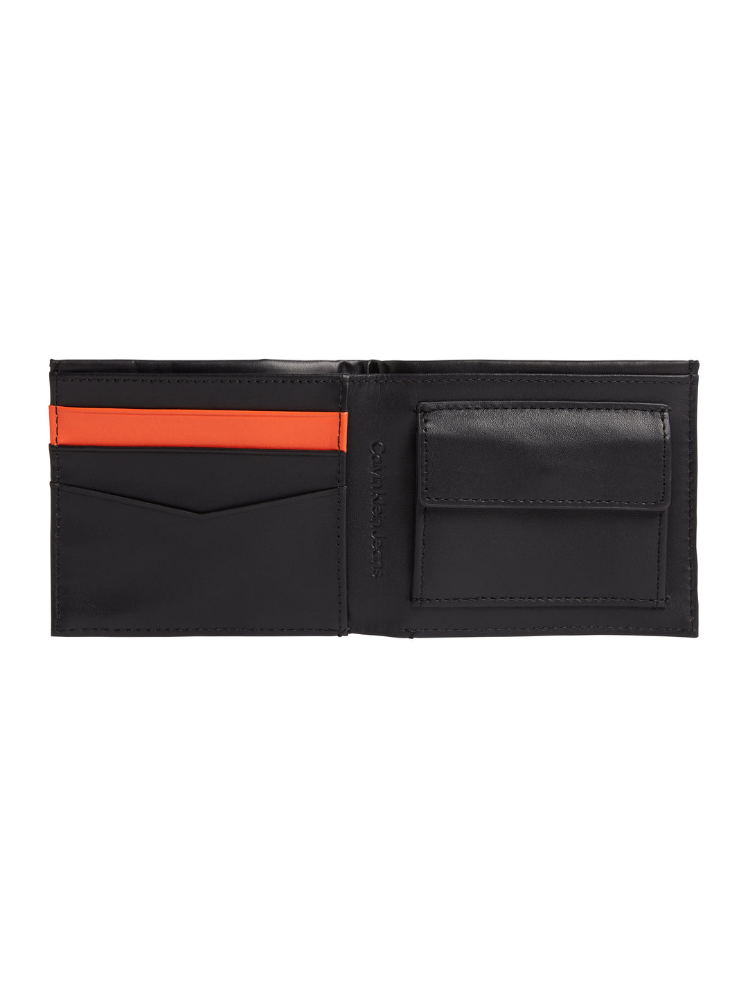 CK TAPED BIFOLD W/COIN - BLACK