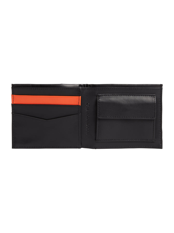 CK TAPED BIFOLD W/COIN - BLACK