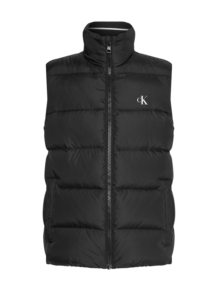 CKJ ESS DOWN VEST - BLACK