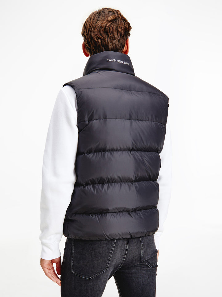 CKJ ESS DOWN VEST - BLACK