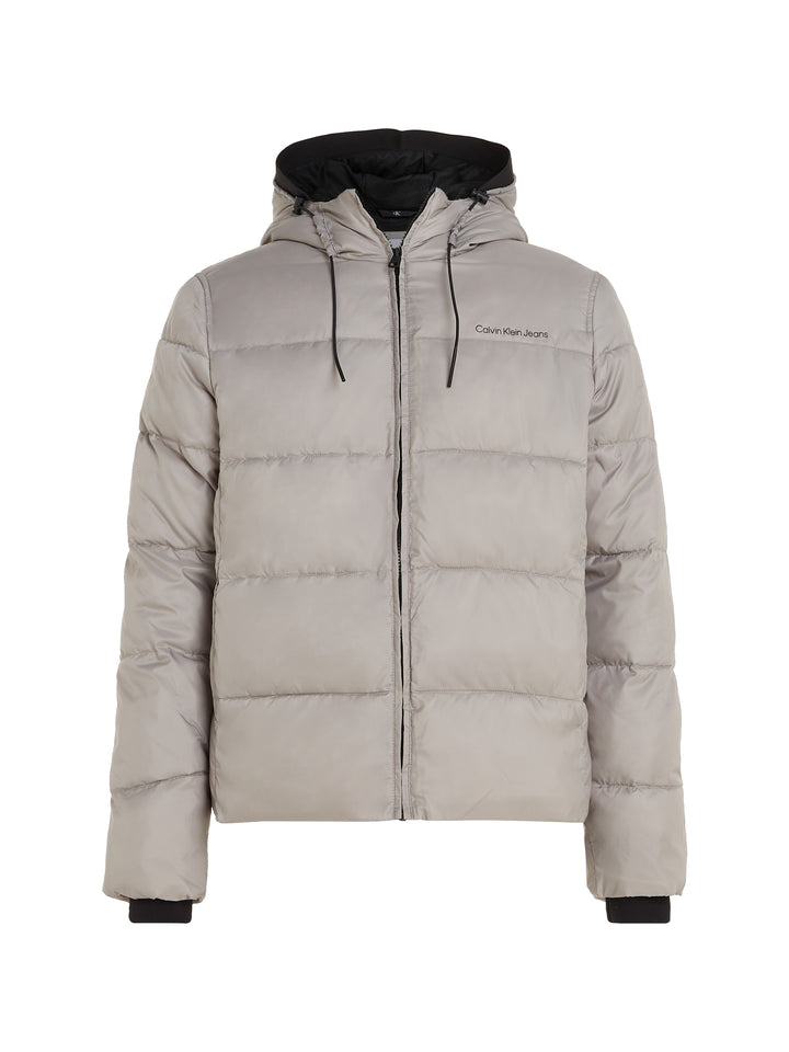 CKJ LOGO TAPE LW PADDED JACKET - GREY