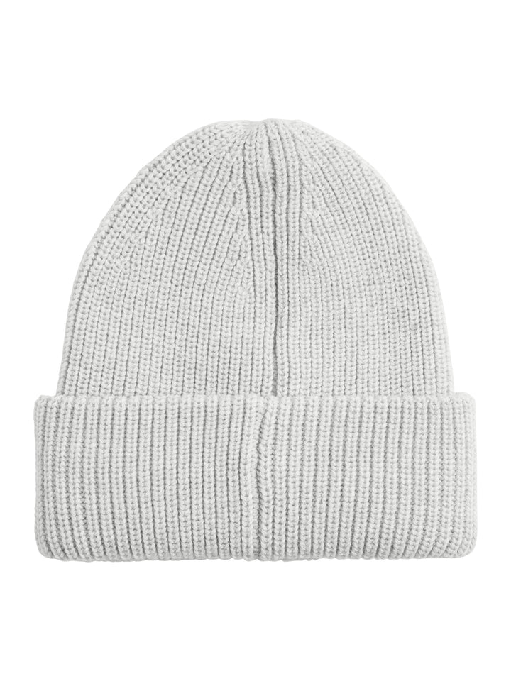 CKJ MONOLOGO PATCH BEANIE - GREY