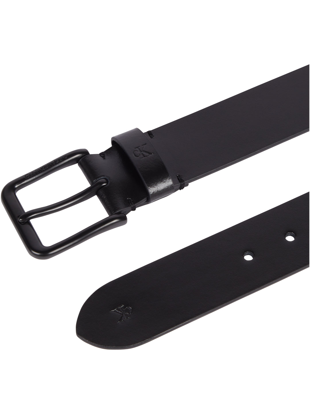 CKJ CLASSIC LTHR BELT 40MM - BLACK