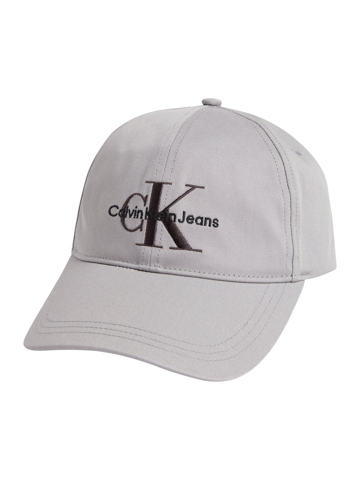 CKJ MONOGRAM CAP - OVERCAST GREY