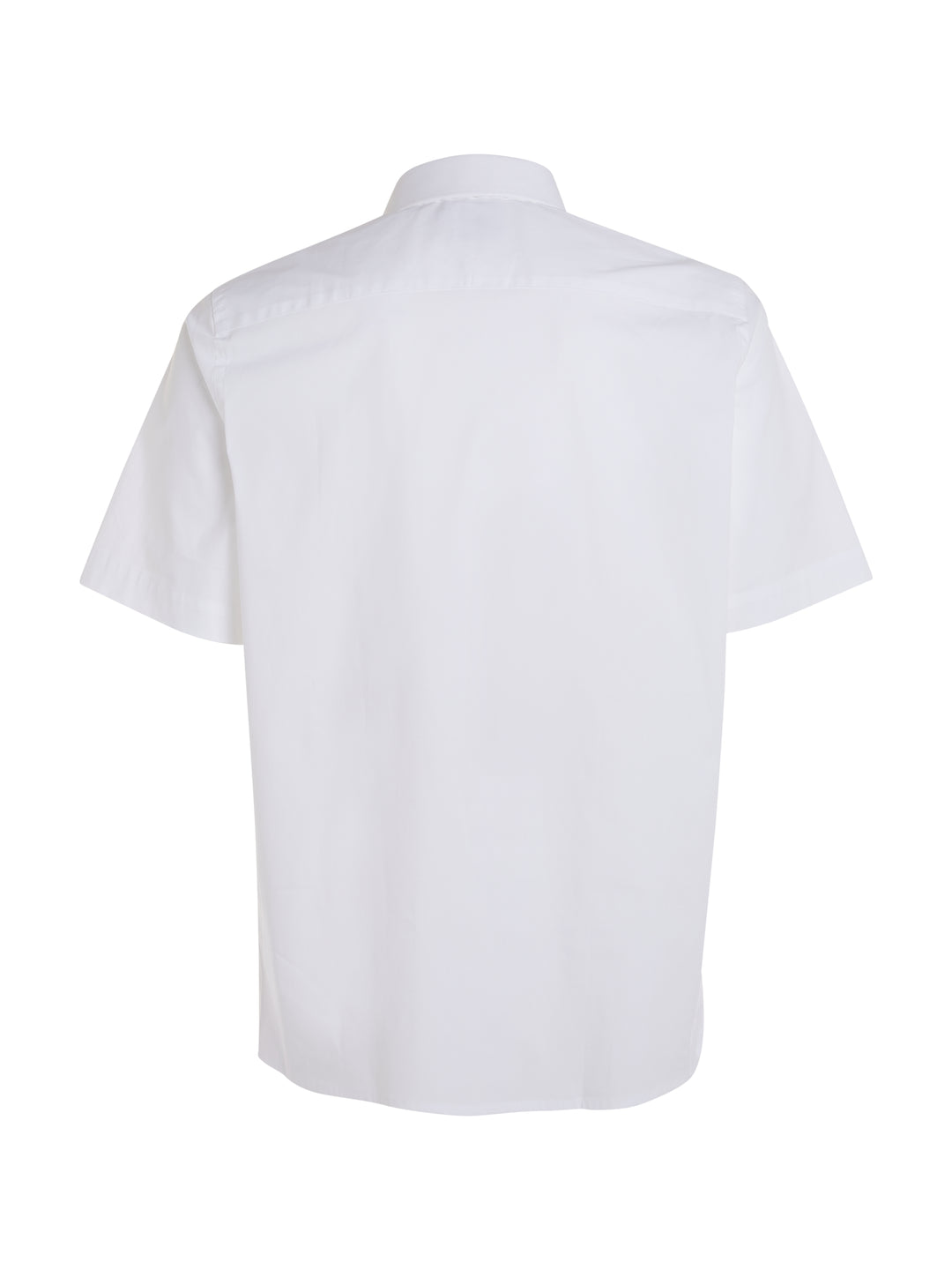 CK STRETCH POPLIN S/S REG SHIRT - WHITE