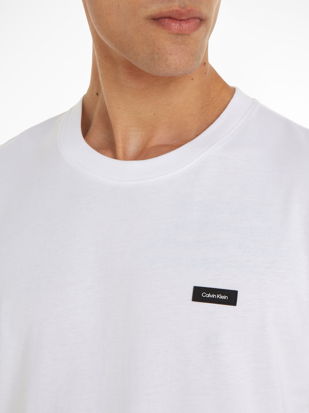 CK COTTON COMFORT TEE - BRIGHT WHITE