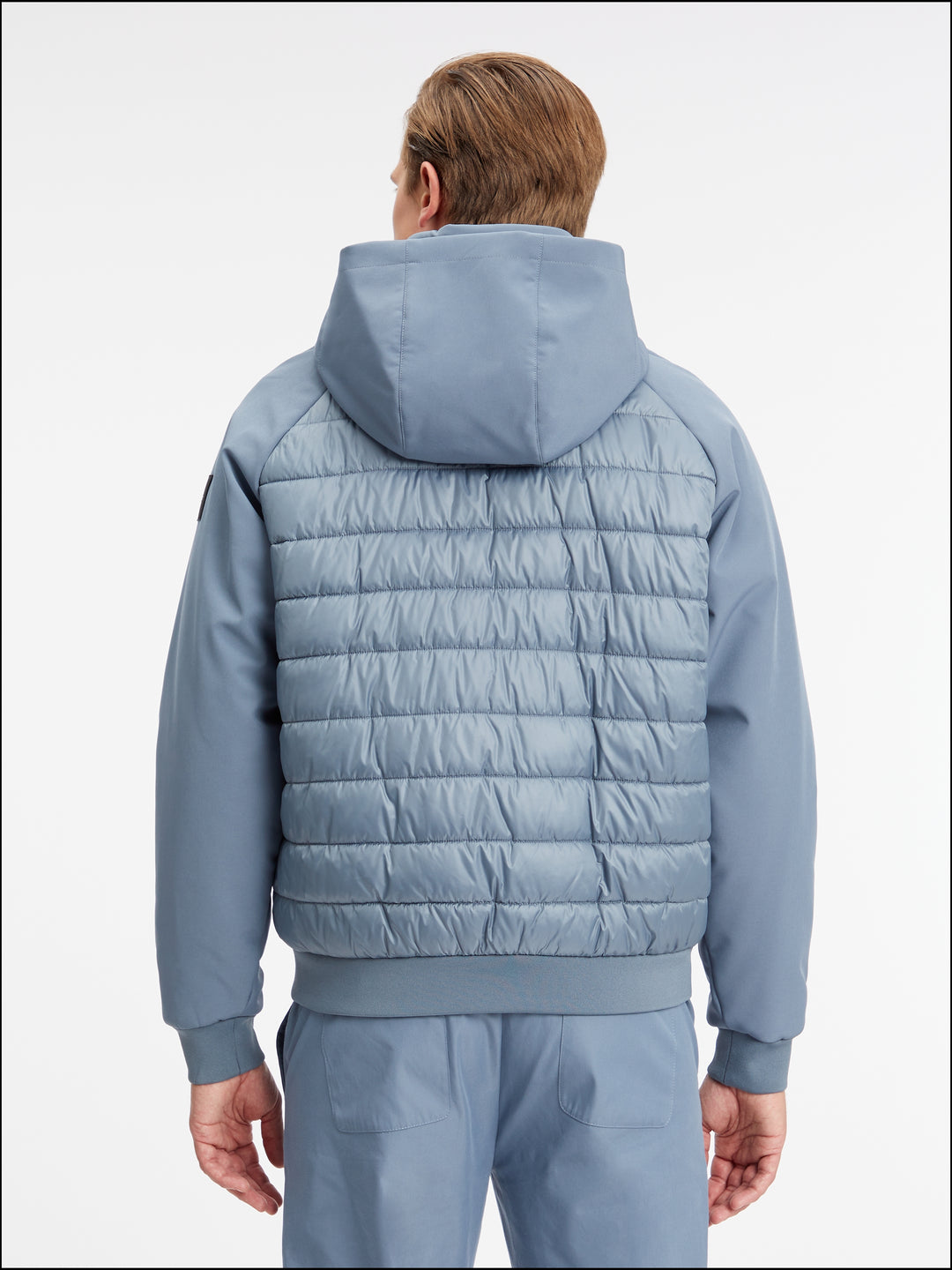 CK ESS MIX MEDIA JACKET - GREY TAR