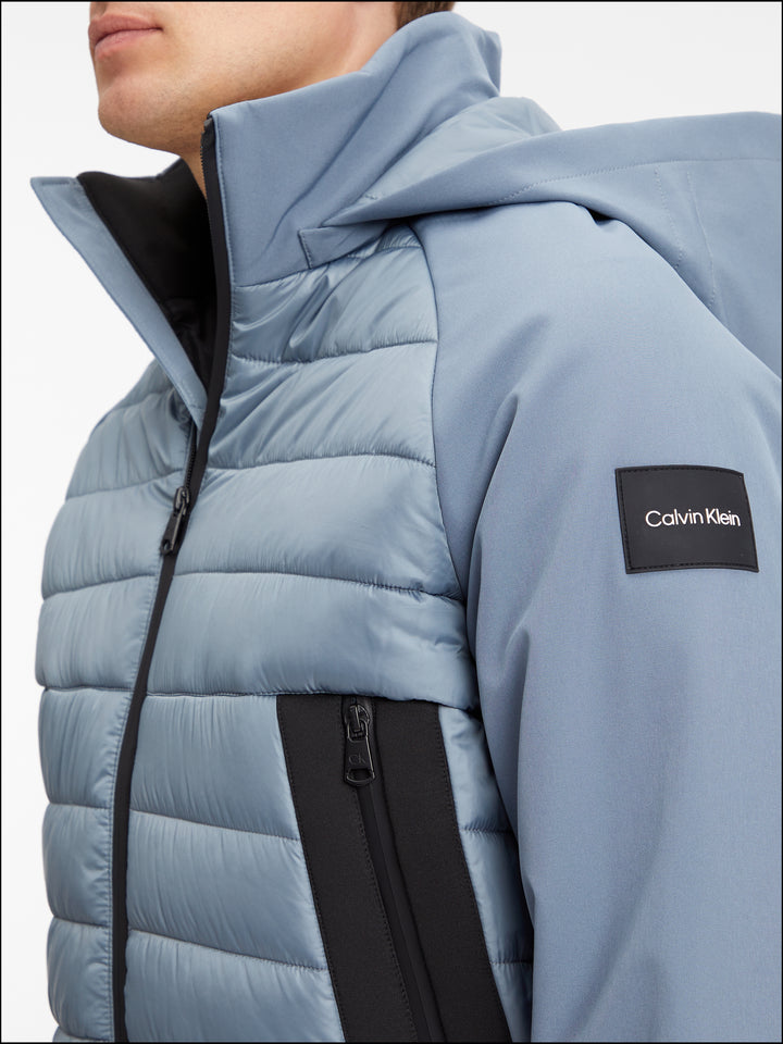 CK ESS MIX MEDIA JACKET - GREY TAR