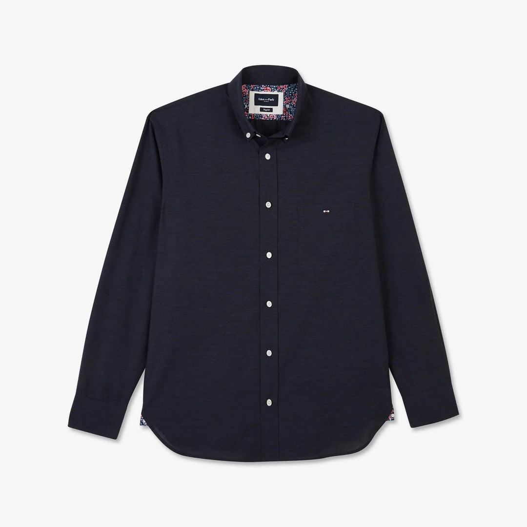 EDEN PARK COTTON SHIRT - NAVY