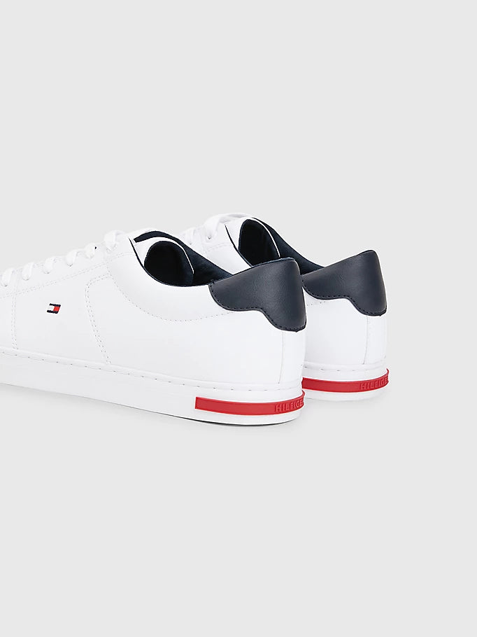 TH ESS LEATHER DETAIL VULC - WHITE