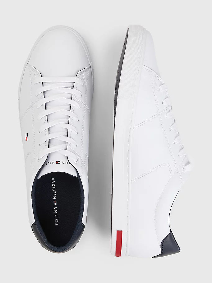 TH ESS LEATHER DETAIL VULC - WHITE