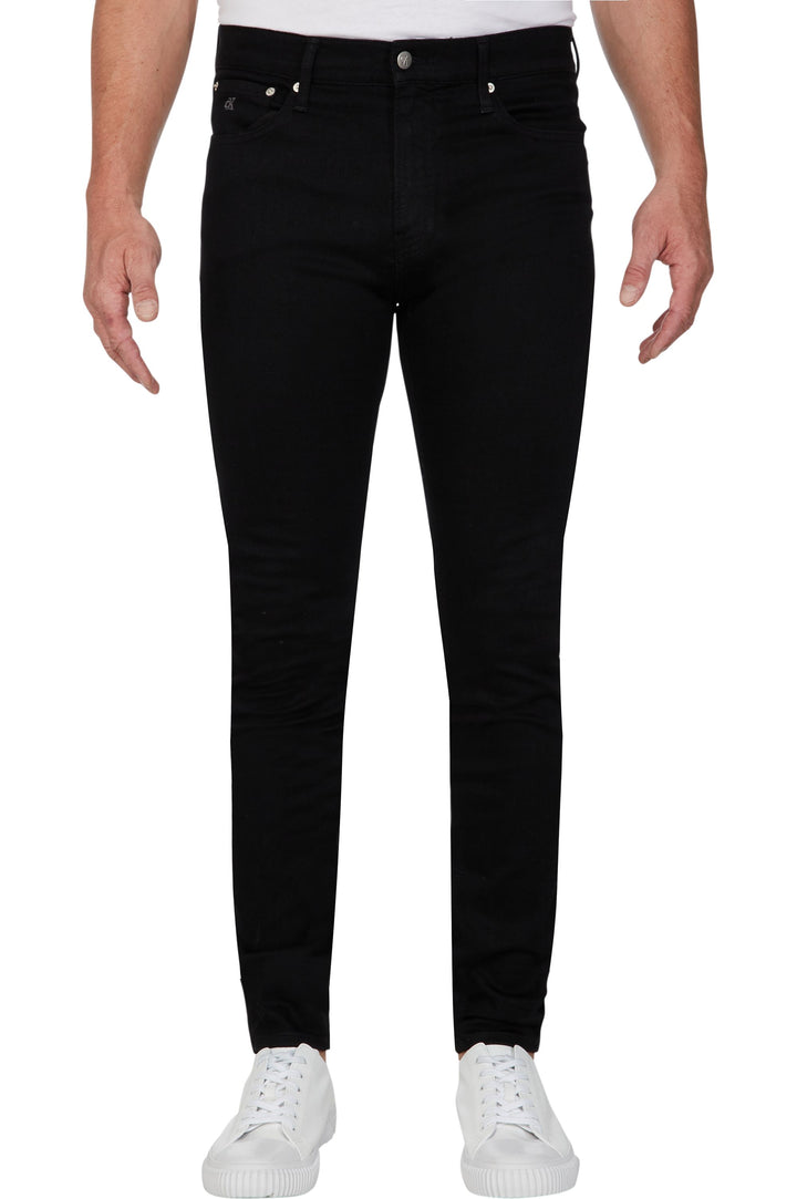 CK JEANS SUPER SKINNY JEAN - BLACK