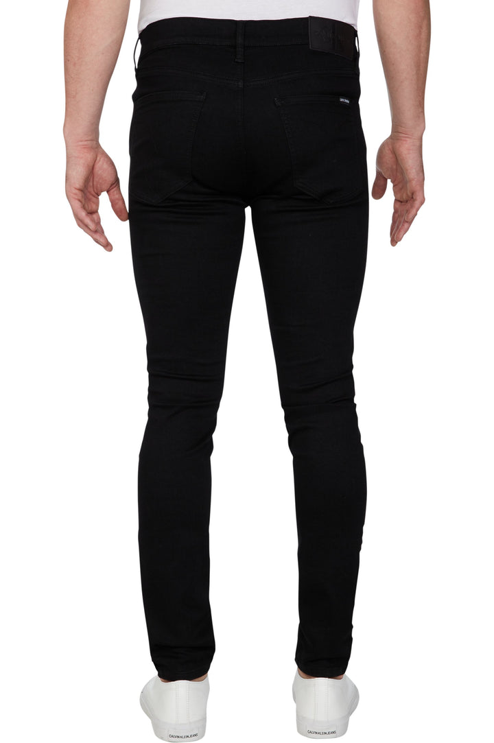 CK JEANS SUPER SKINNY JEAN - BLACK