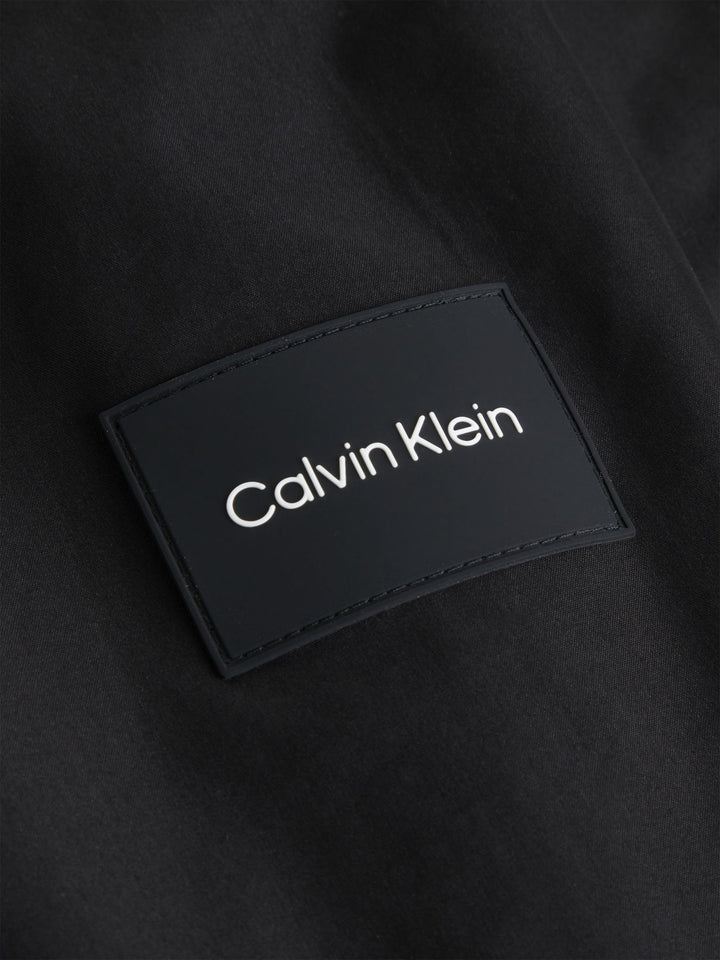 CK RECYCLED LIGHT SHIRT JACKET - BLACK