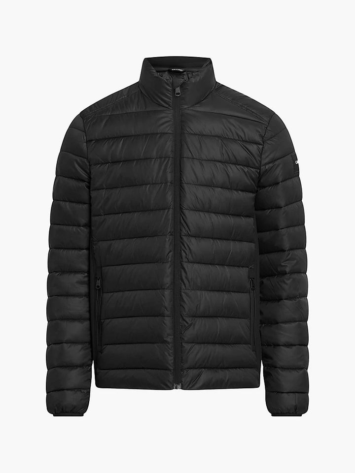 CK RECYCLED SIDE LOGO JACKET - BLACK