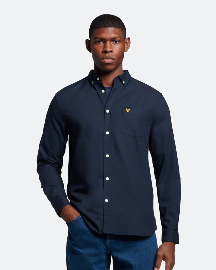LYLE & SCOTT OXFORD SHIRT - DARK NAVY