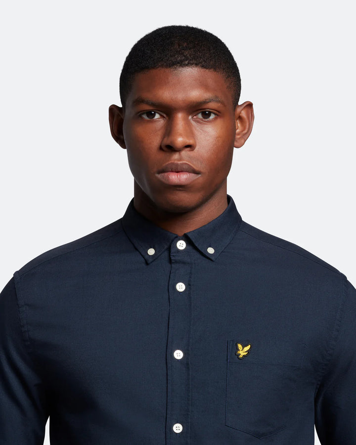 LYLE & SCOTT OXFORD SHIRT - DARK NAVY