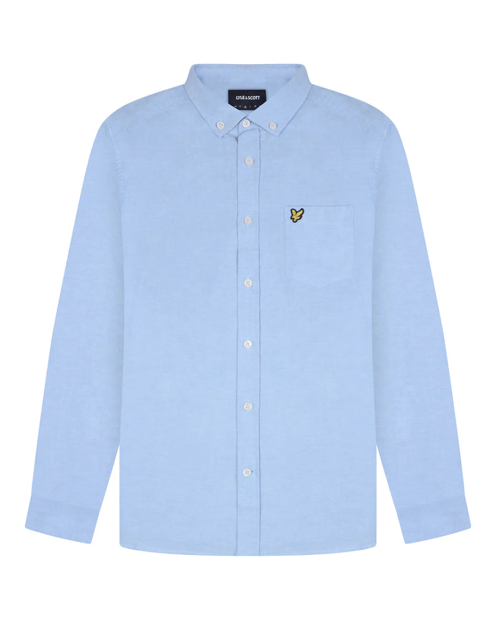 LYLE & SCOTT OXFORD SHIRT - RIVIERA