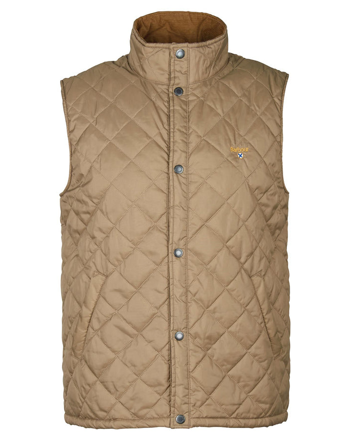 BARBOUR CREST GILET - MILITARY BROWN