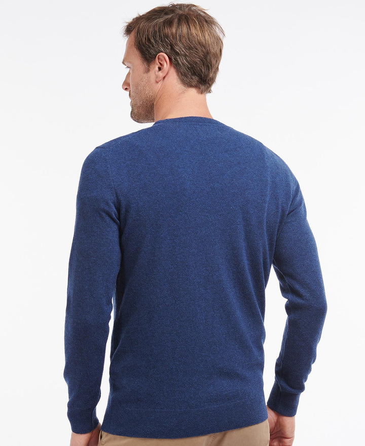 BARBOUR ESS WOOL CREW - DEEP BLUE