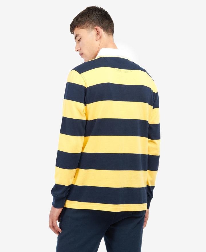 BARBOUR HOLLYWELL STRIPE RUGBY - NAVY