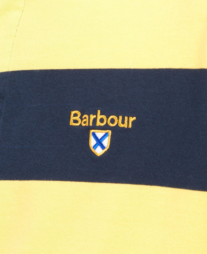 BARBOUR HOLLYWELL STRIPE RUGBY - NAVY