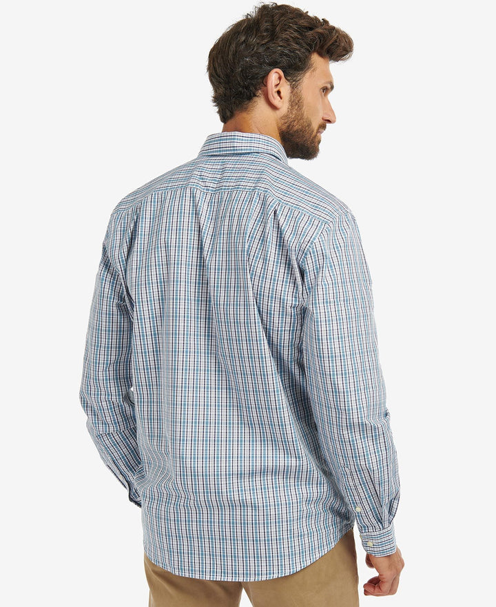 BARBOUR OTTERBURN REG SHIRT - MID BLUE