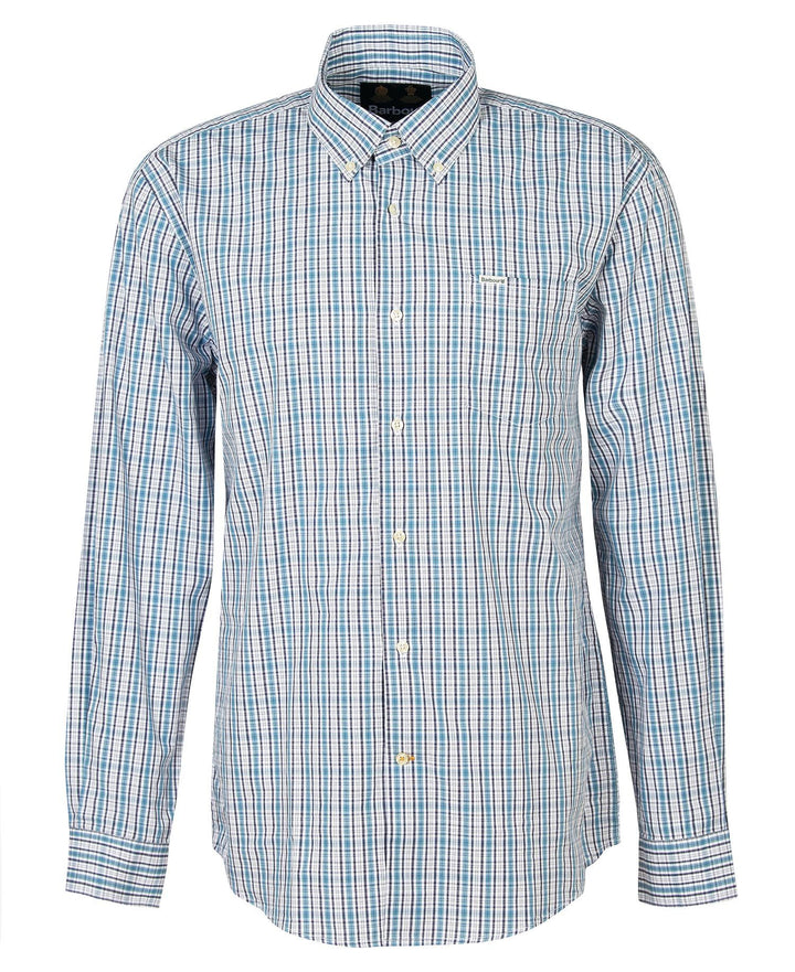 BARBOUR OTTERBURN REG SHIRT - MID BLUE