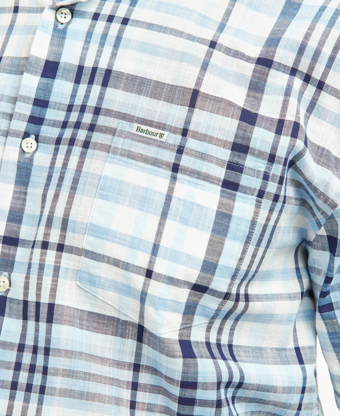 BARBOUR HARTLEY REG SS SHIRT - SKY