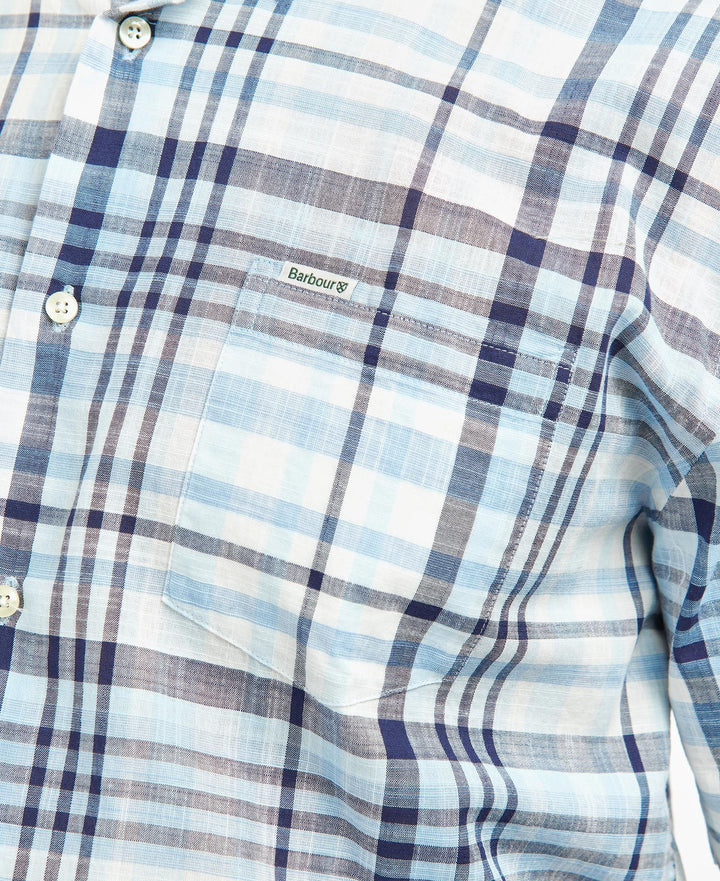 BARBOUR HARTLEY REG SS SHIRT - SKY