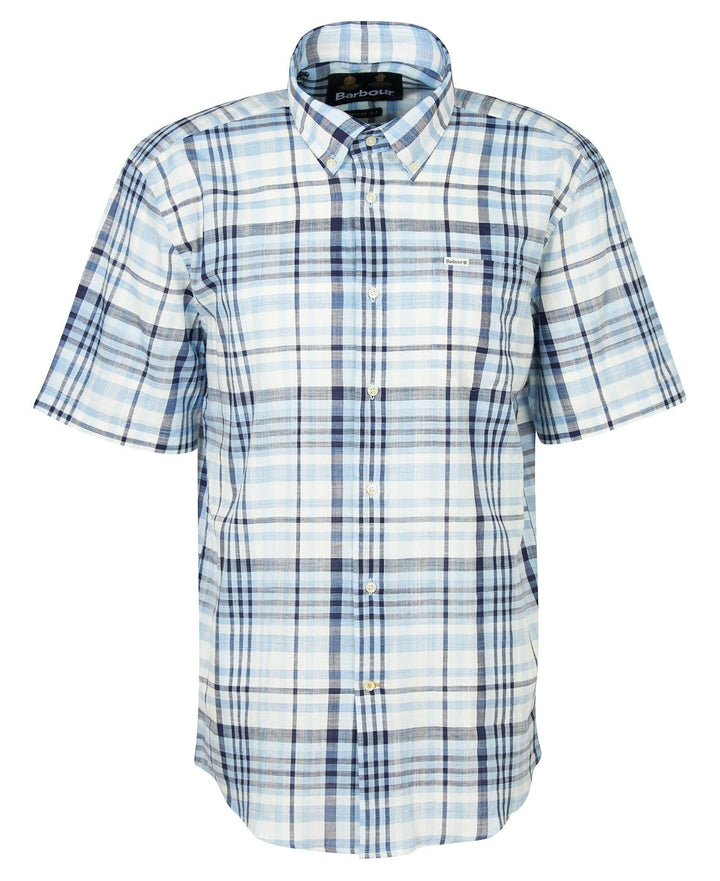 BARBOUR HARTLEY REG SS SHIRT - SKY