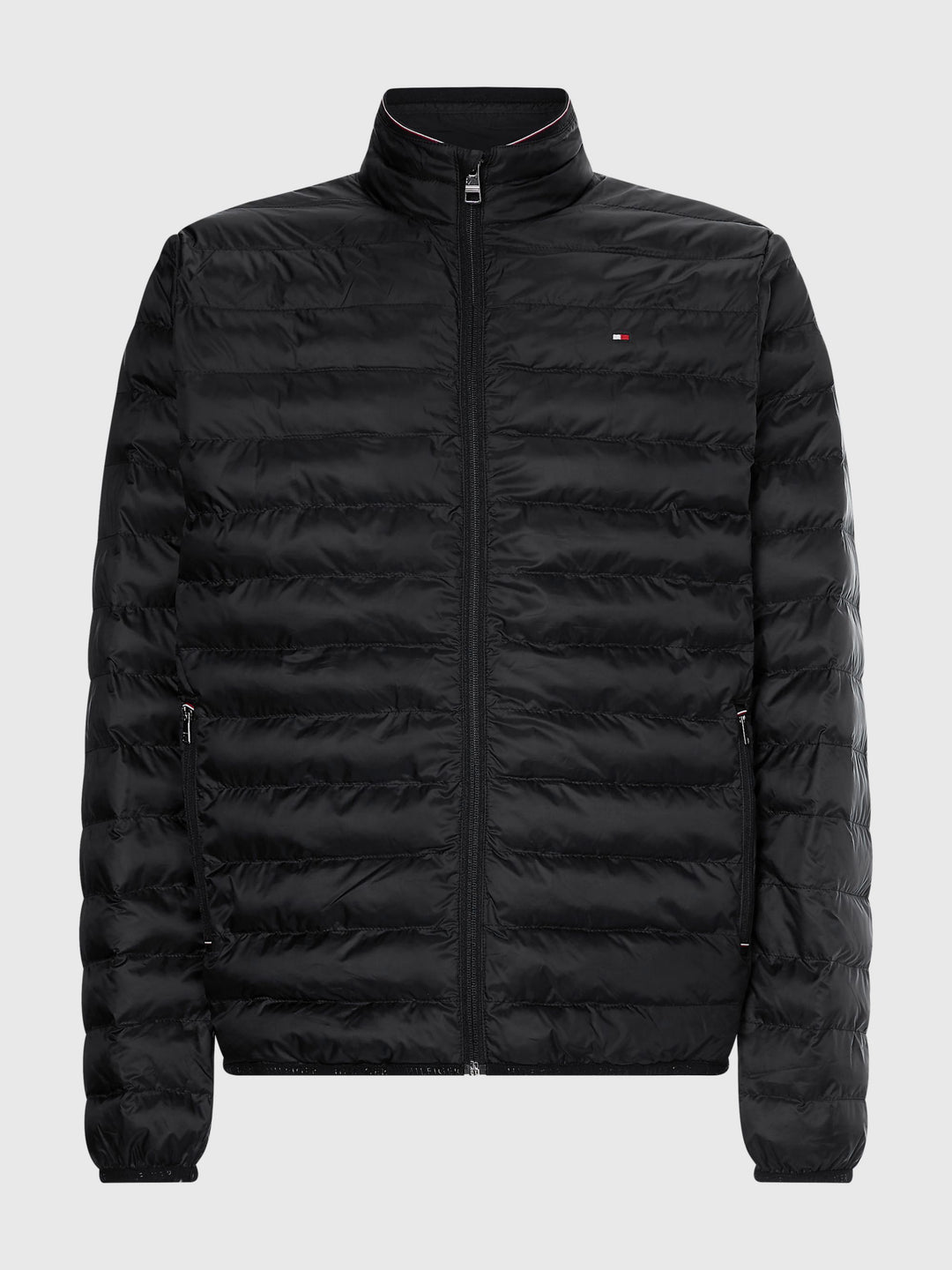 TH CORE PACKABLE RECYCLED JACKET - BLACK
