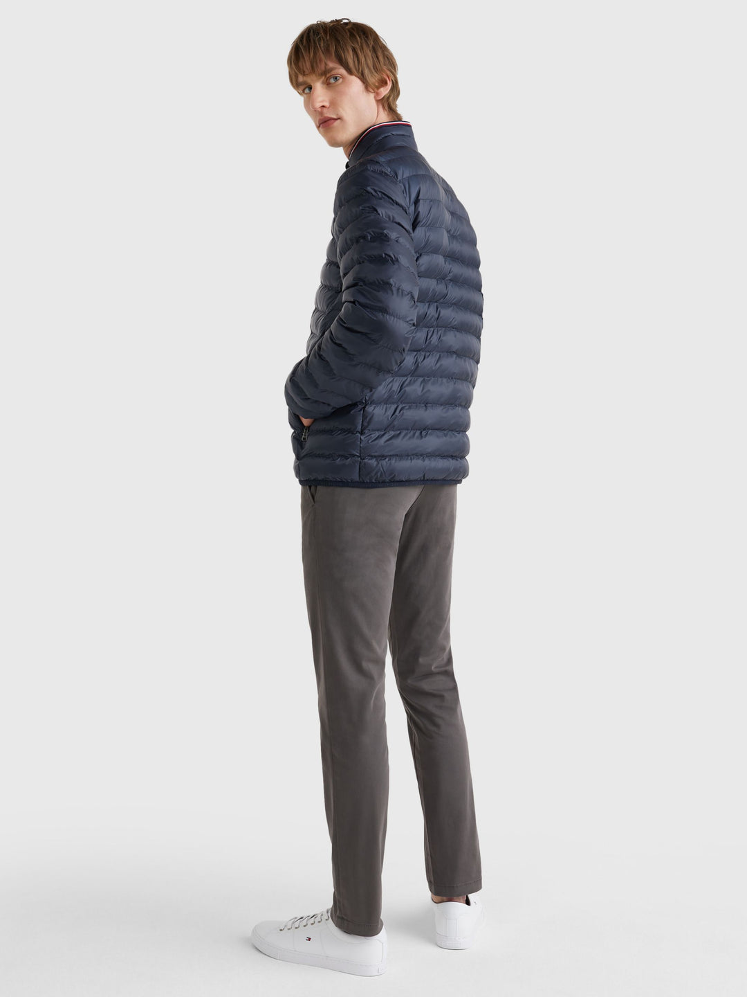 TH CORE PACKABKE JACKET - NAVY