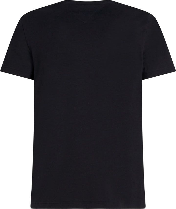 TH CORE STRETCH SLIM C-NECK TEE - BLACK