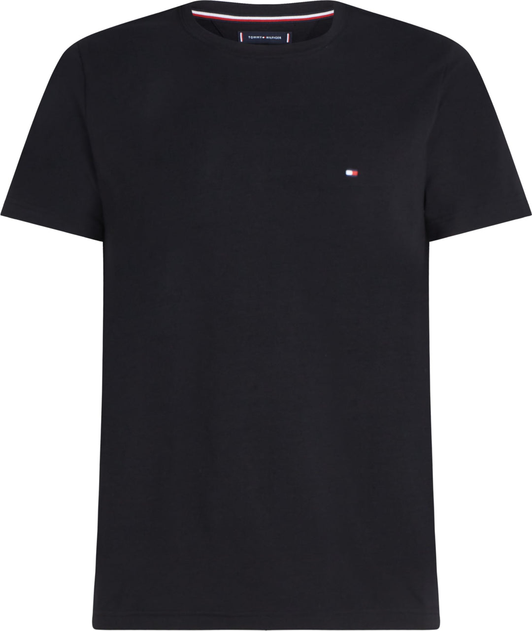 TH CORE STRETCH SLIM C-NECK TEE - BLACK