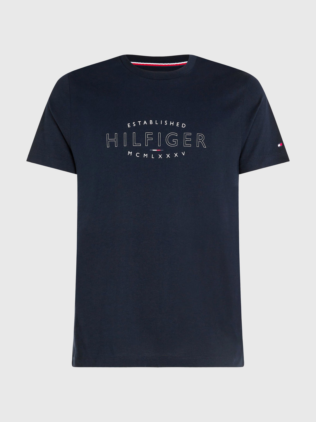 TH BT CURVE LOGO TEE - NAVY