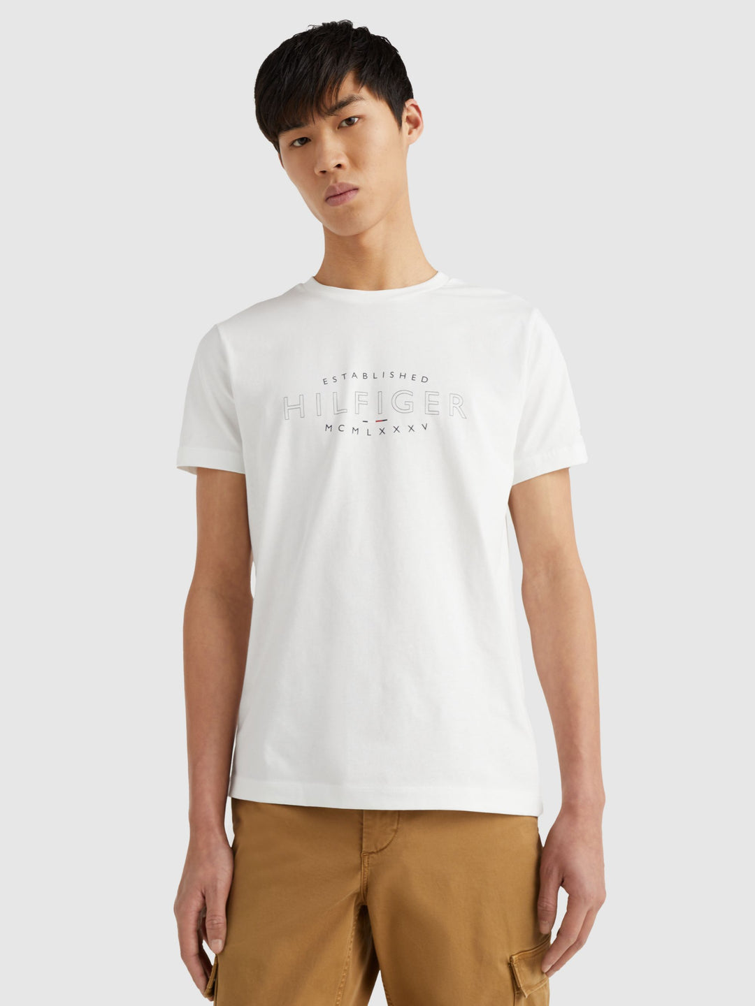 TH BT CURVE LOGO TEE - WHITE