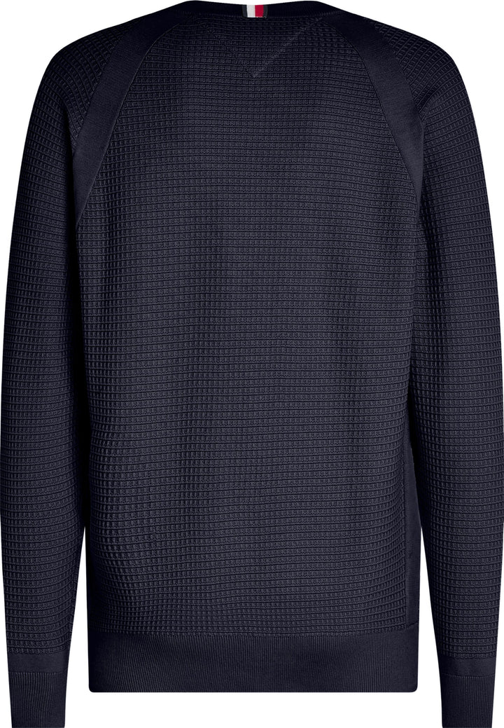 TH SPRING GRID STRUCTURE CREW NECK