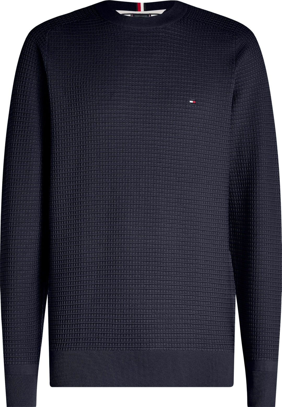 TH SPRING GRID STRUCTURE CREW NECK