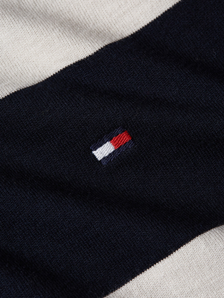TH NEW PREP STRIPE RUGBY - NAVY/WHITE