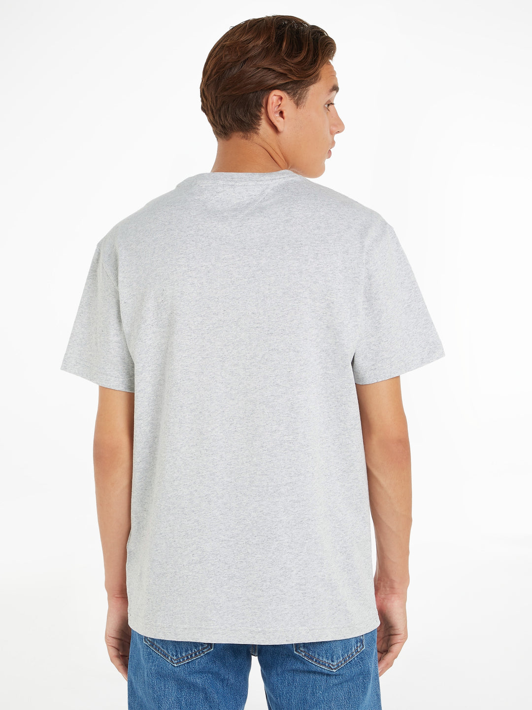 TJ CLSC SIGNATURE TEE - SILVER GREY HTR