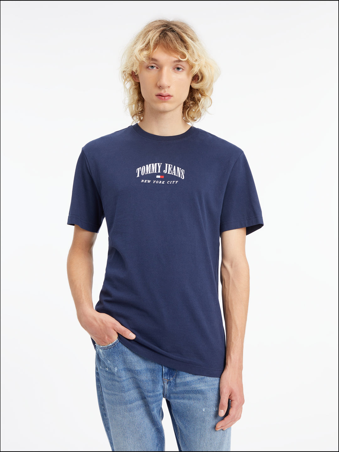 TJ CLASSIC SMALL VARSITY TEE - NAVY