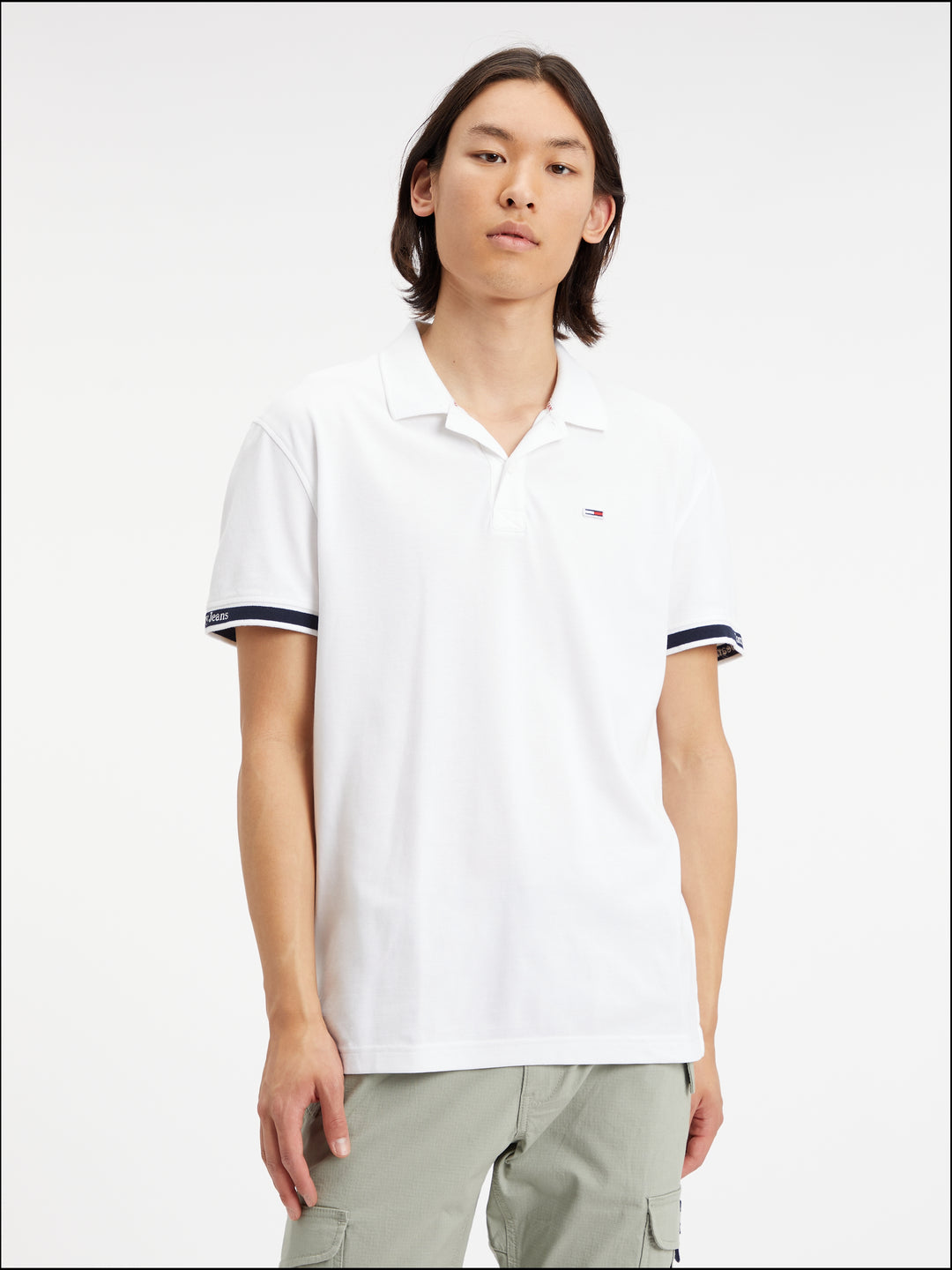 TJ CLASSIC ESS POLO - WHITE