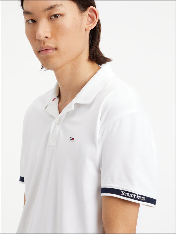 TJ CLASSIC ESS POLO - WHITE