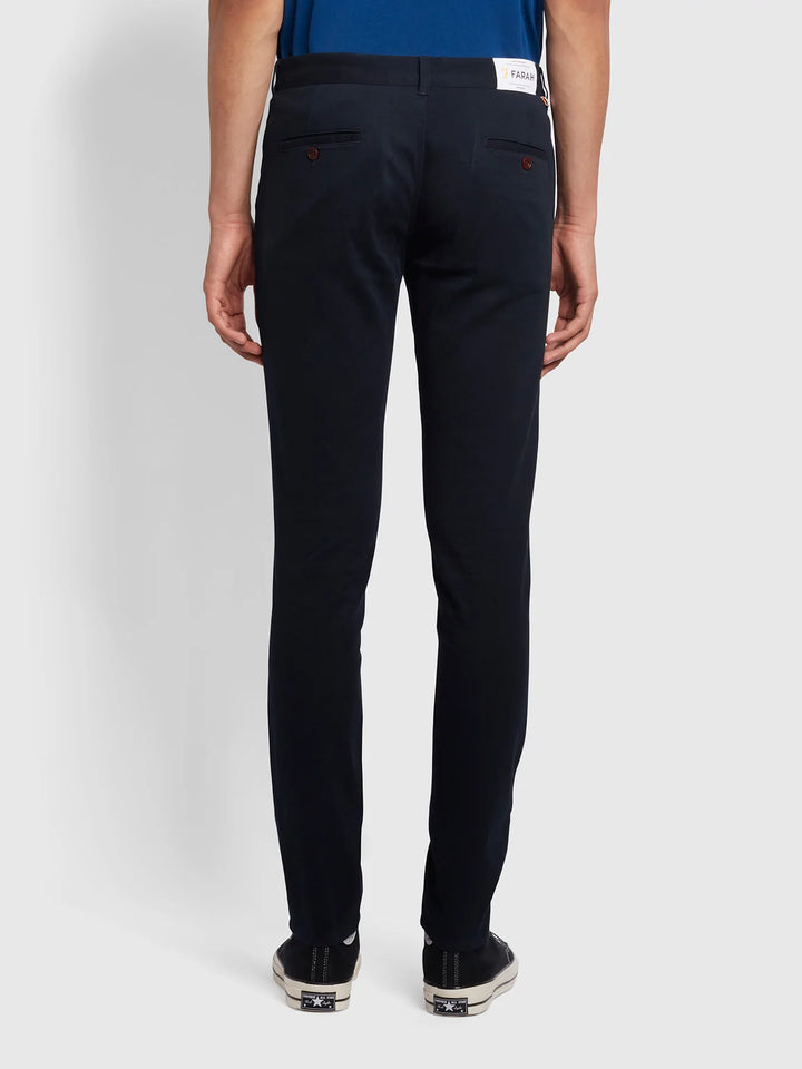 FARAH ENDMORE TWILL CHINO - NAVY